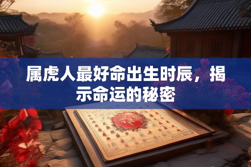 属虎人最好命出生时辰，揭示命运的秘密