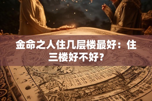 金命之人住几层楼最好：住三楼好不好？