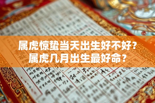 属虎惊蛰当天出生好不好？属虎几月出生最好命？