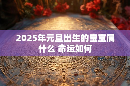 2025年元旦出生的宝宝属什么 命运如何