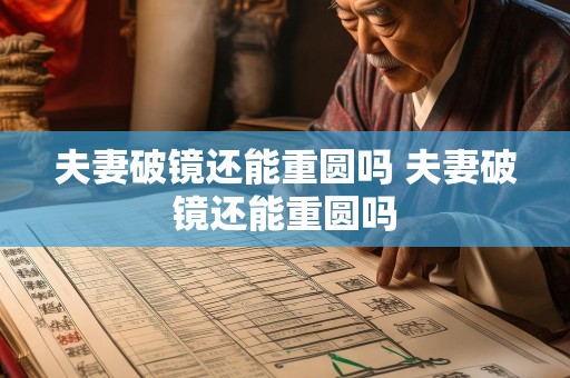 夫妻破镜还能重圆吗 夫妻破镜还能重圆吗