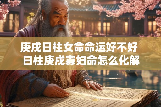 庚戌日柱女命命运好不好 日柱庚戌寡妇命怎么化解