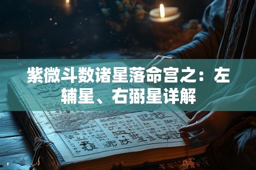 紫微斗数诸星落命宫之：左辅星、右弼星详解