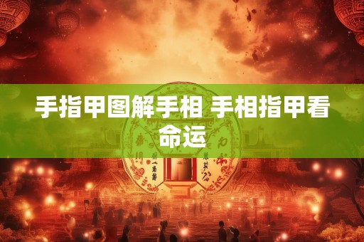 手指甲图解手相 手相指甲看命运