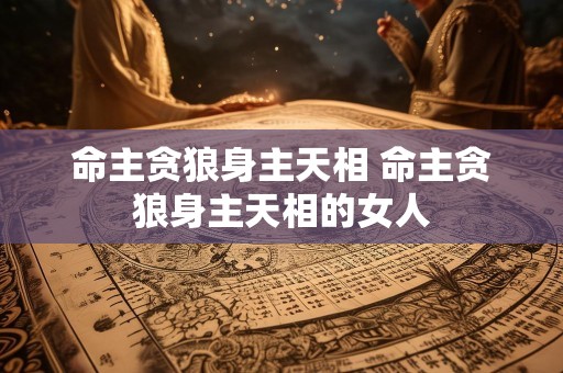 命主贪狼身主天相 命主贪狼身主天相的女人