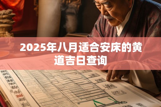 2025年八月适合安床的黄道吉日查询