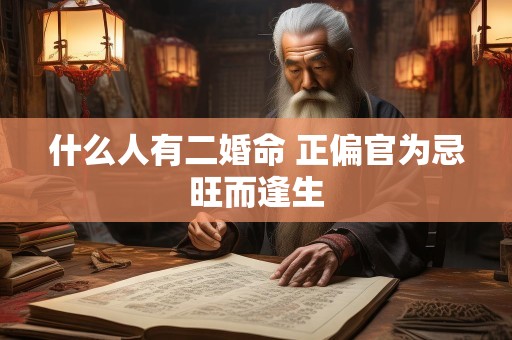 什么人有二婚命 正偏官为忌旺而逢生