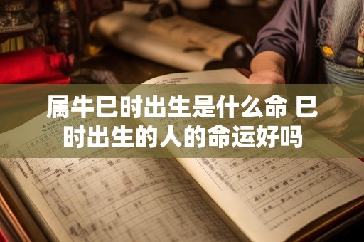 属牛巳时出生是什么命 巳时出生的人的命运好吗