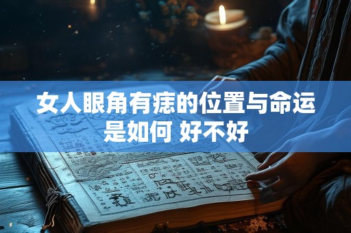 女人眼角有痣的位置与命运是如何 好不好