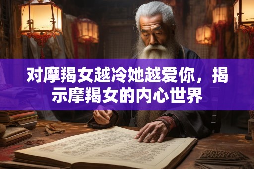 对摩羯女越冷她越爱你，揭示摩羯女的内心世界