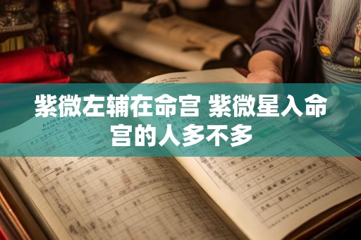 紫微左辅在命宫 紫微星入命宫的人多不多