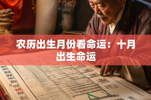 农历出生月份看命运：十月出生命运