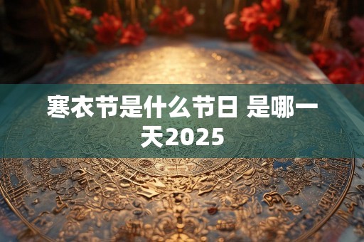 寒衣节是什么节日 是哪一天2025