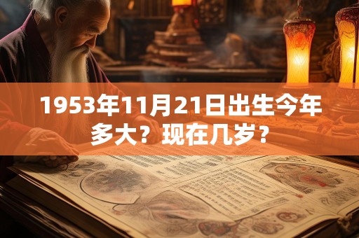 1953年11月21日出生今年多大？现在几岁？