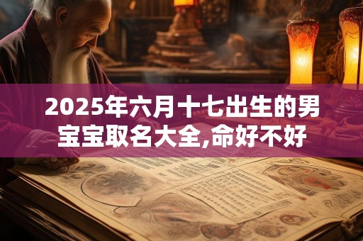 2025年六月十七出生的男宝宝取名大全,命好不好