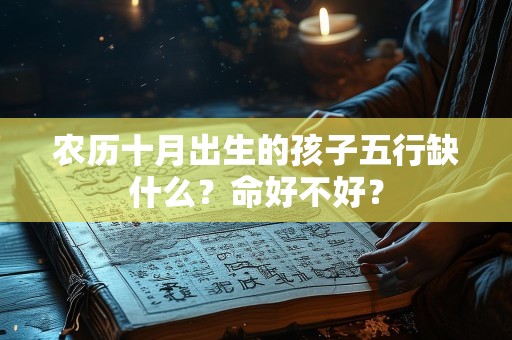 农历十月出生的孩子五行缺什么？命好不好？