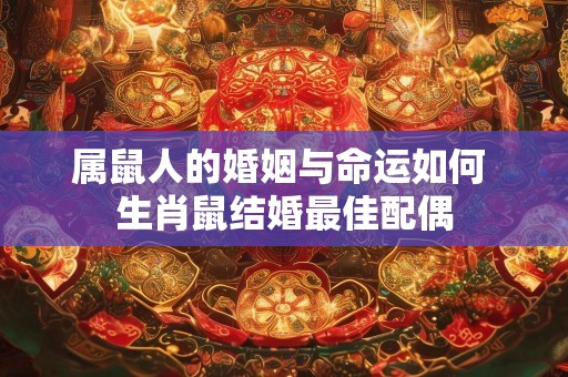 属鼠人的婚姻与命运如何 生肖鼠结婚最佳配偶