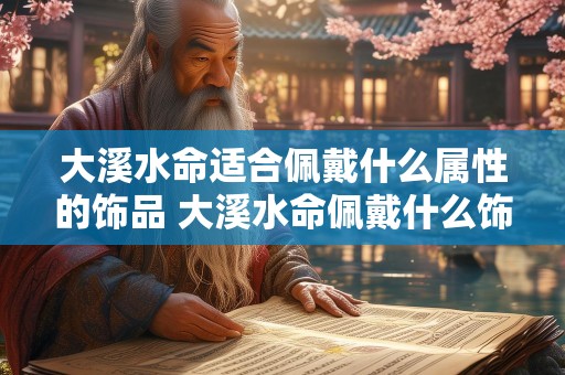 大溪水命适合佩戴什么属性的饰品 大溪水命佩戴什么饰品好