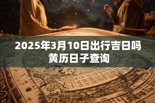 2025年3月10日出行吉日吗 黄历日子查询