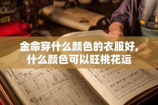 金命穿什么颜色的衣服好,什么颜色可以旺桃花运