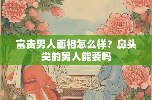 富贵男人面相怎么样？鼻头尖的男人能要吗