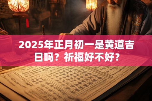 2025年正月初一是黄道吉日吗？祈福好不好？