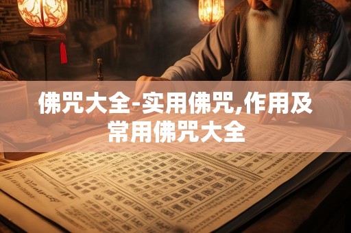 佛咒大全-实用佛咒,作用及常用佛咒大全