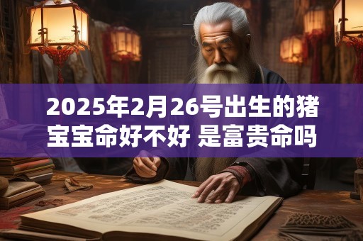 2025年2月26号出生的猪宝宝命好不好 是富贵命吗