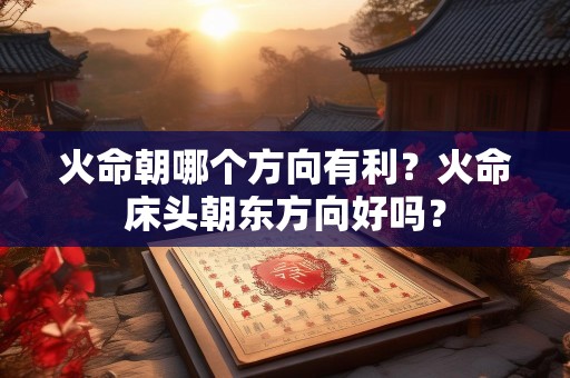 火命朝哪个方向有利？火命床头朝东方向好吗？