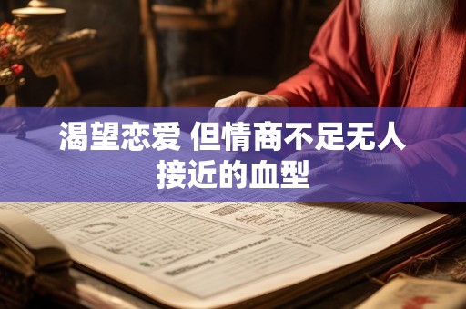渴望恋爱 但情商不足无人接近的血型