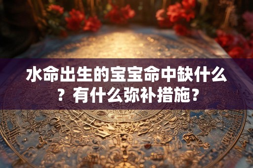 水命出生的宝宝命中缺什么？有什么弥补措施？