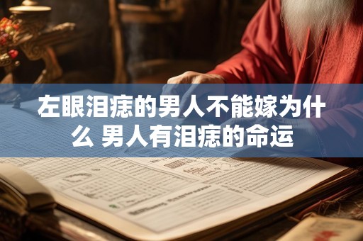 左眼泪痣的男人不能嫁为什么 男人有泪痣的命运