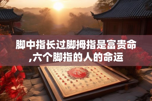 脚中指长过脚拇指是富贵命,六个脚指的人的命运