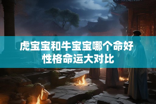 虎宝宝和牛宝宝哪个命好 性格命运大对比