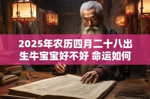 2025年农历四月二十八出生牛宝宝好不好 命运如何