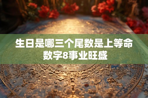 生日是哪三个尾数是上等命 数字8事业旺盛