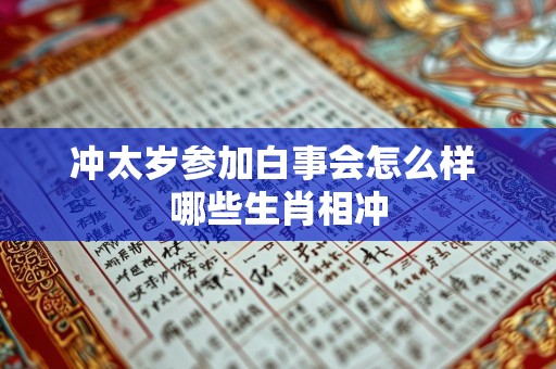 冲太岁参加白事会怎么样 哪些生肖相冲