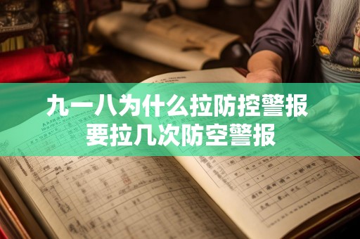 九一八为什么拉防控警报 要拉几次防空警报