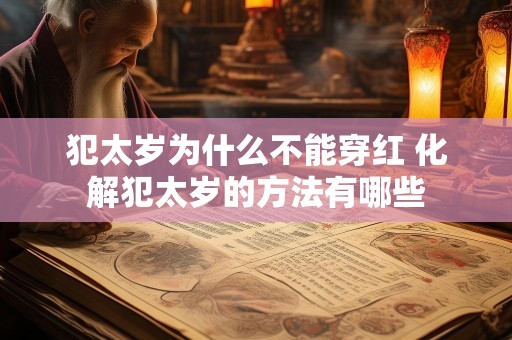 犯太岁为什么不能穿红 化解犯太岁的方法有哪些
