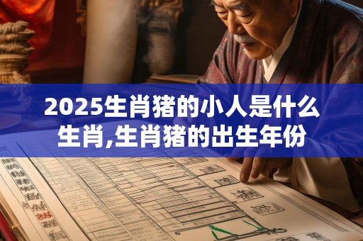 2025生肖猪的小人是什么生肖,生肖猪的出生年份