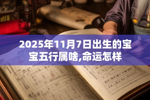 2025年11月7日出生的宝宝五行属啥,命运怎样