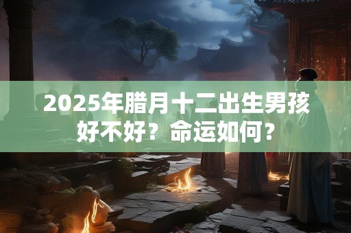2025年腊月十二出生男孩好不好？命运如何？