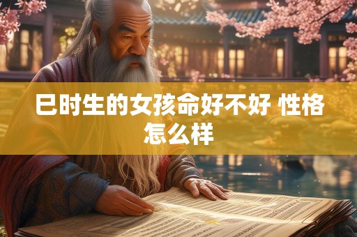 巳时生的女孩命好不好 性格怎么样