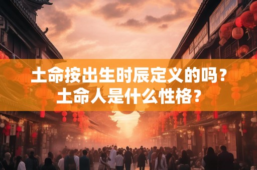 土命按出生时辰定义的吗？土命人是什么性格？