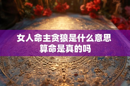 女人命主贪狼是什么意思 算命是真的吗