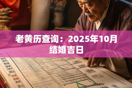 老黄历查询：2025年10月结婚吉日