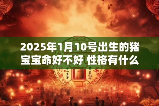 2025年1月10号出生的猪宝宝命好不好 性格有什么特点
