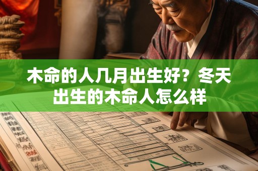 木命的人几月出生好？冬天出生的木命人怎么样