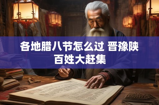 各地腊八节怎么过 晋豫陕百姓大赶集
