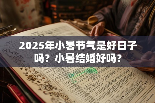 2025年小暑节气是好日子吗？小暑结婚好吗？